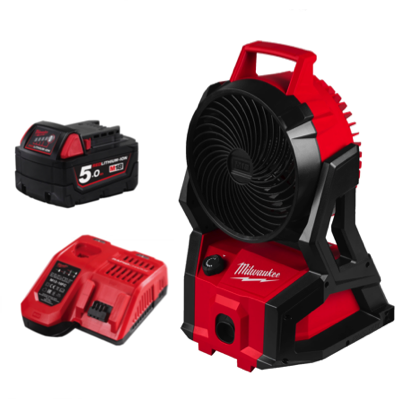 MILWAUKEE M18 AIR FAN 1 X 18V 5.0AH PACKOUT AIR FAN PROMO